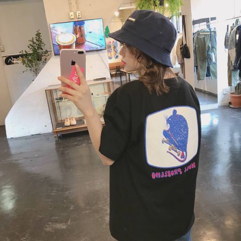 POGGY'S BOX SPRING SUMMER 2020 POGGYTHEMAN THE VOID T-SHIRTS"BLACK"style.2020.2.18
