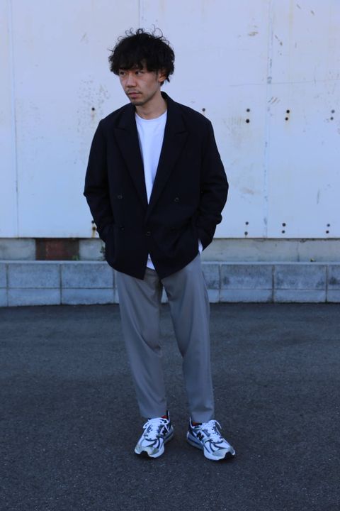 YOKE DOWNSIZING DOUBLE BREASTERD JACKET"DARK NAVY"Style.2020.2.23.