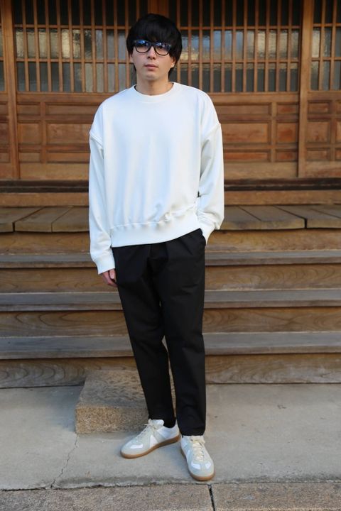 YOKE 2020ss 新作OVERSIZE PIPING SWEAT スタイル.2020.2.14.