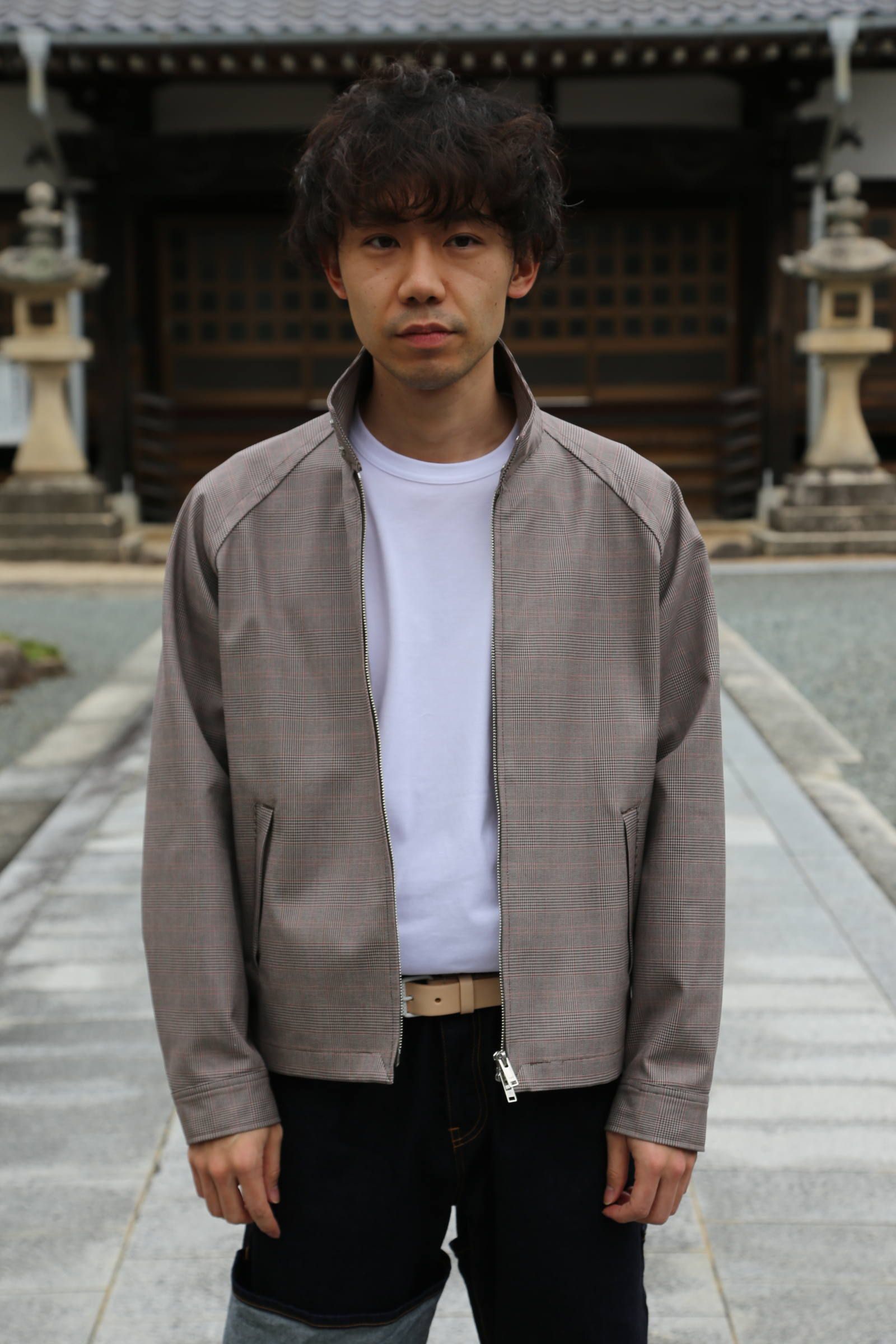 YOKE DOWNSING DRIZZER JAKET"GLEN CHECK"Style.2020.2.15.