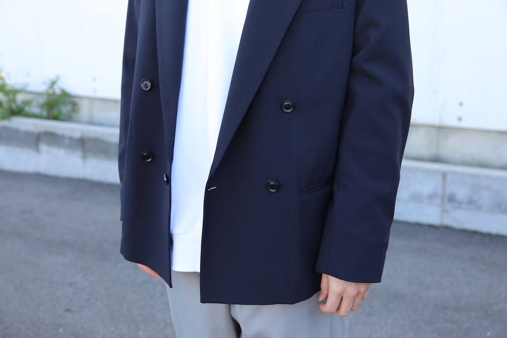 YOKE DOWNSIZING DOUBLE BREASTERD JACKET