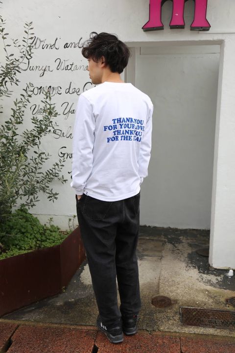 POGGYTHEMAN HAND-PRINTED L/S T-SHIRTS Style.2020.2.18.