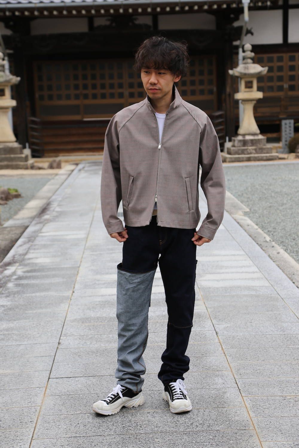 YOKE DOWNSING DRIZZER JAKET"GLEN CHECK"Style.2020.2.15.