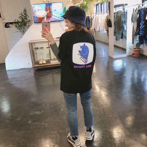 POGGY'S BOX SPRING SUMMER 2020 POGGYTHEMAN THE VOID T-SHIRTS"BLACK"style.2020.2.18