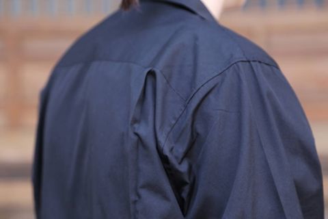 yohji yamamoto R-CDH開襟シャツ"BLACK"Style.2020.2.10.