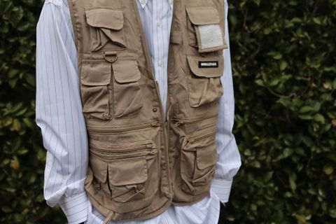 WIND AND SEA UTILITY VEST"BEIGE"Style.2020.2.28.