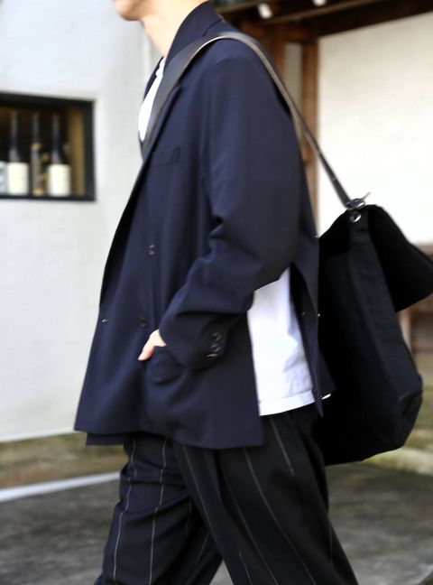 YOKE DOWNSIZING DOUBLE BREASTERD JACKET"DARK NAVY"style.2020.2.25.