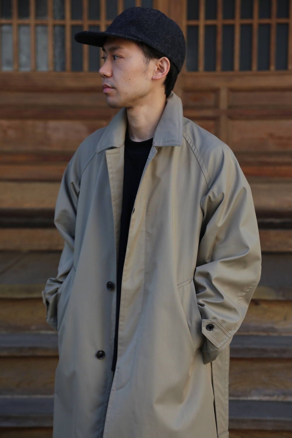 YOKE DOPWNSING BAL COLLAR COAT
