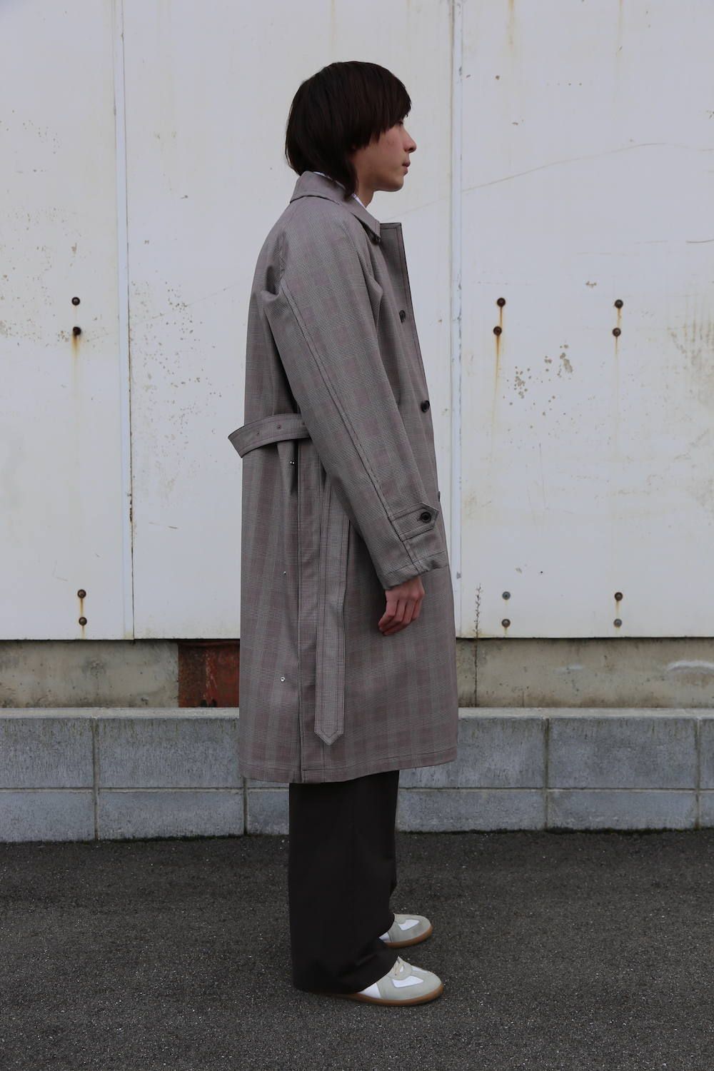 YOKE DOWNSIZING BALL COLLAR COAT