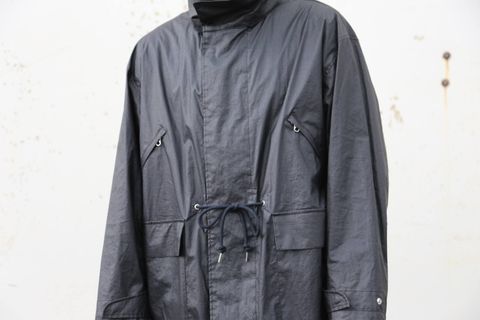 YOKE YOKE STAND COLLAR OVER COAT style.2020.2.22.