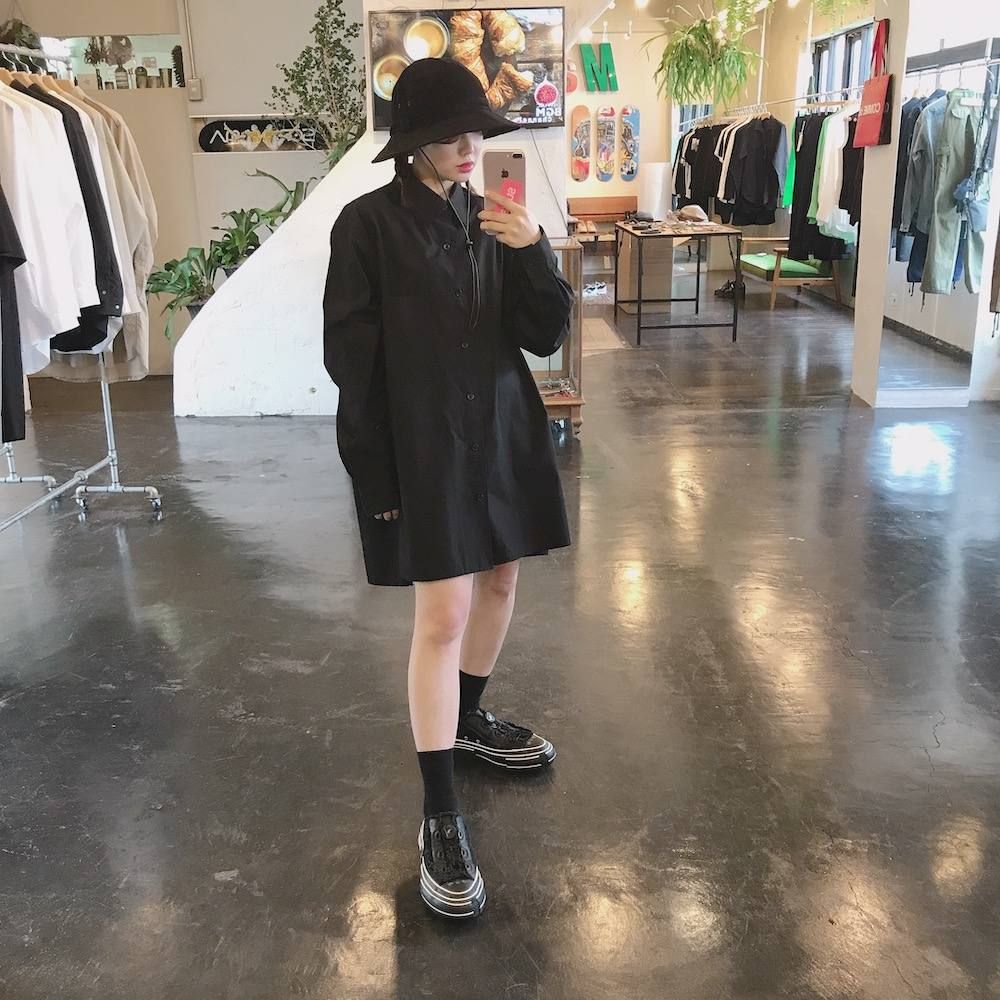 Yohji Yamamoto x xVessel LOW"BLK×BLK"style.2020.2.8