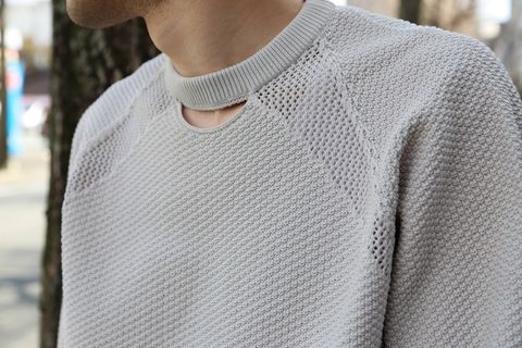 DIGAWEL 8G WG SWEATER"GREGE"Style.2020.2.19.