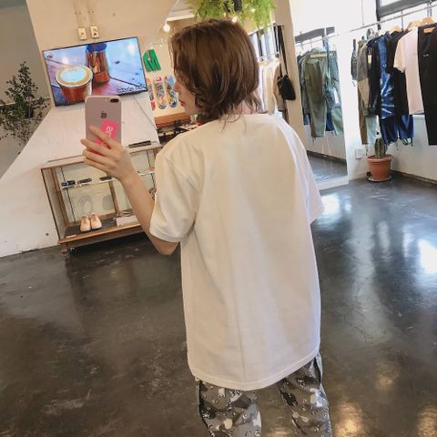 POGGY'S BOX SPRING SUMMER 2020 POGGYTHEMAN NULL PROBLEMO T-SHIRTS"WHITE"stlye.2020.2.18