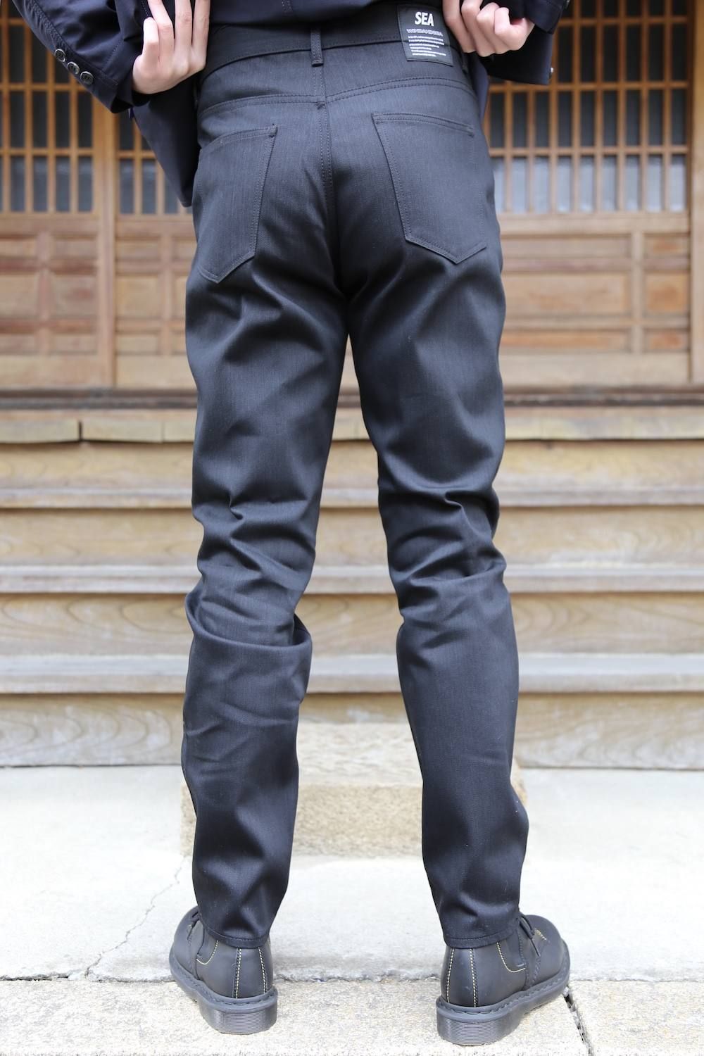 WIND AND SEA WDS SKINNY DENIM"BLACK"スタイル.2020.2.1.