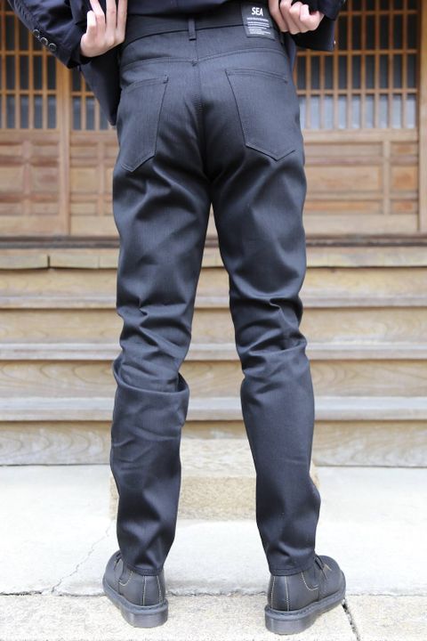 WIND AND SEA WDS SKINNY DENIM"BLACK"スタイル.2020.2.1.