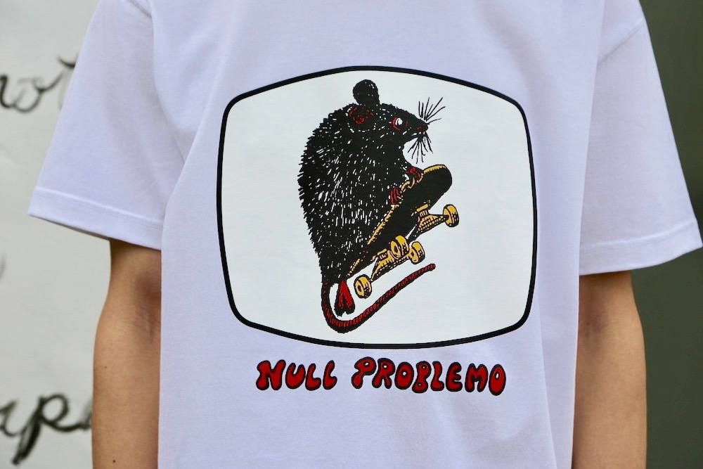 POGGYTHEMAN NULL PROBLEMO T-SHIRTS"WHITE"Style.2020.2.18.