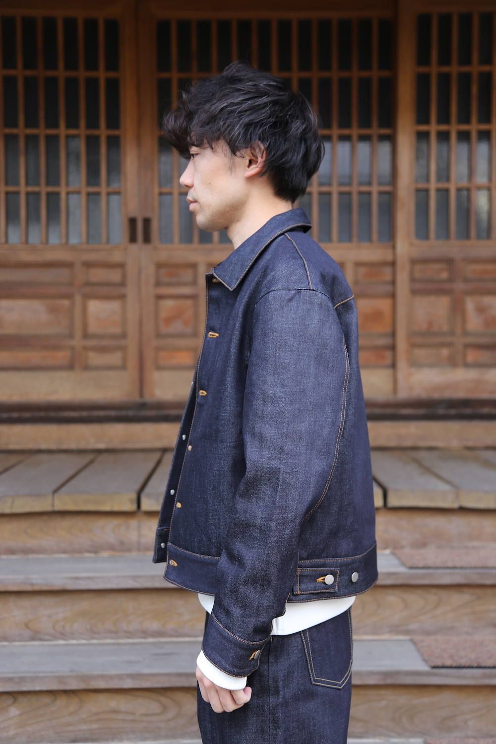 2021激安通販 digawel denim jacket 新品 ディガウェル navy ディガ