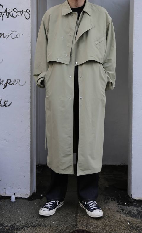 YOKE DETACHABLE DUSTER COAT style.2020.2.22