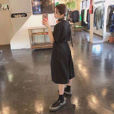 YohjiYamamoto ウエストゴムタックHP BK・C/ツイル style.2020.2.12