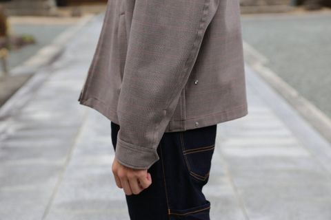 YOKE DOWNSING DRIZZER JAKET"GLEN CHECK"Style.2020.2.15.