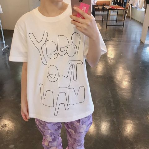 POGGY'S BOX SPRING SUMMER 2020 POGGYTHEMAN TEE "WHITE"stlye.2020.2.18