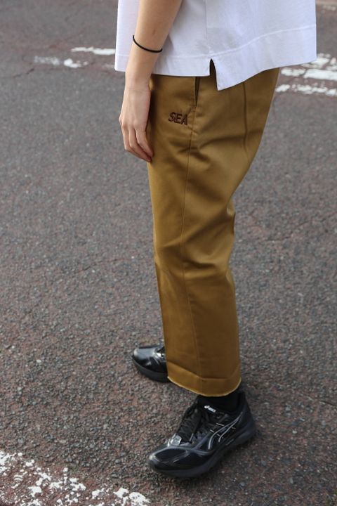 WIND AND SEA WDS x DICKIES WORK TROUSERS"BEIGE" style.2020.3.13.