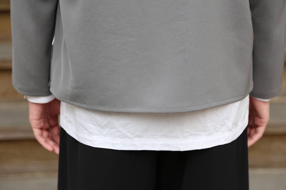 YOKE SHIRTS CARDIGAN"BLUE GRAY"スタイル2020.3.10.