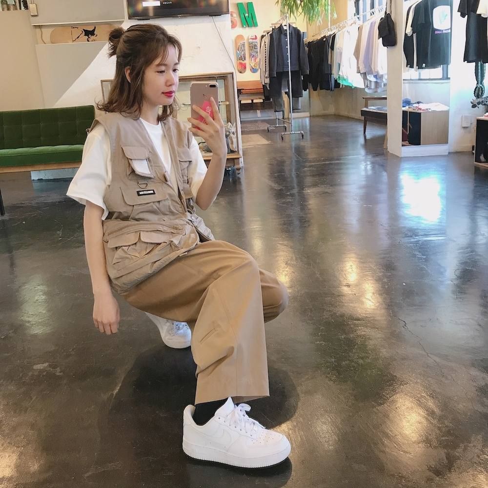 WIND AND SEA 2020ss UTILITY VEST"BEIGE"style.2020.3.10