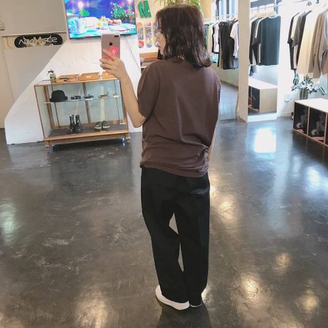 NAISSANCE 2020ss PHOTO TEE (FRONT)"BROWN"style.2020.3.29
