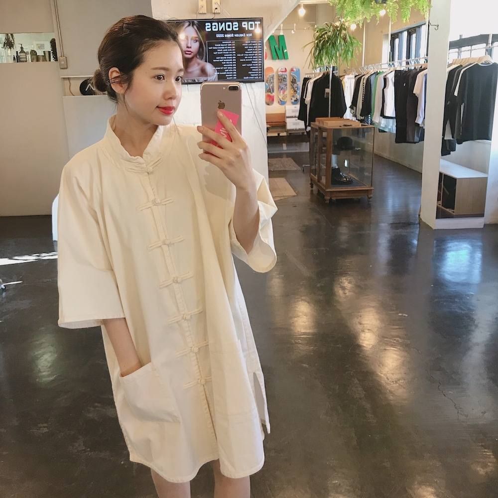 NAISSANCE 2020ss 新作CHINA SHIRT JACKET"WHITE"style.2020.3.29