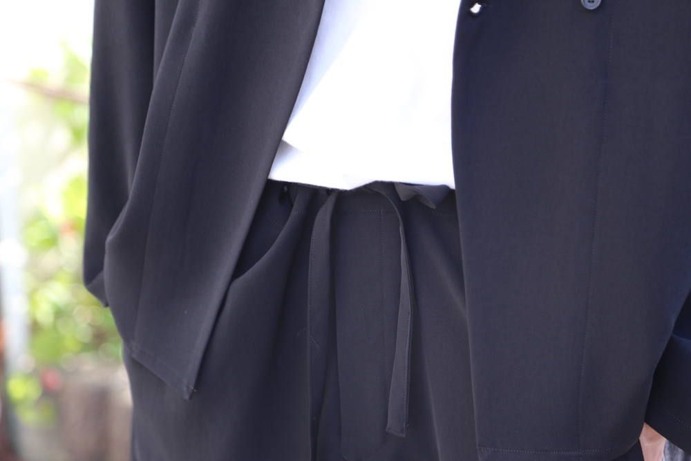YOKE SHIRTS CARDIGAN"BLACK"セットアップスタイル.2020.3.7.