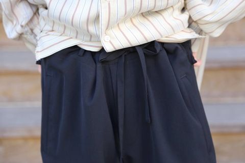 YOKE OVERSIZED STRIPE SHIRTS"BEIGE"スタイル.2020.3.8.