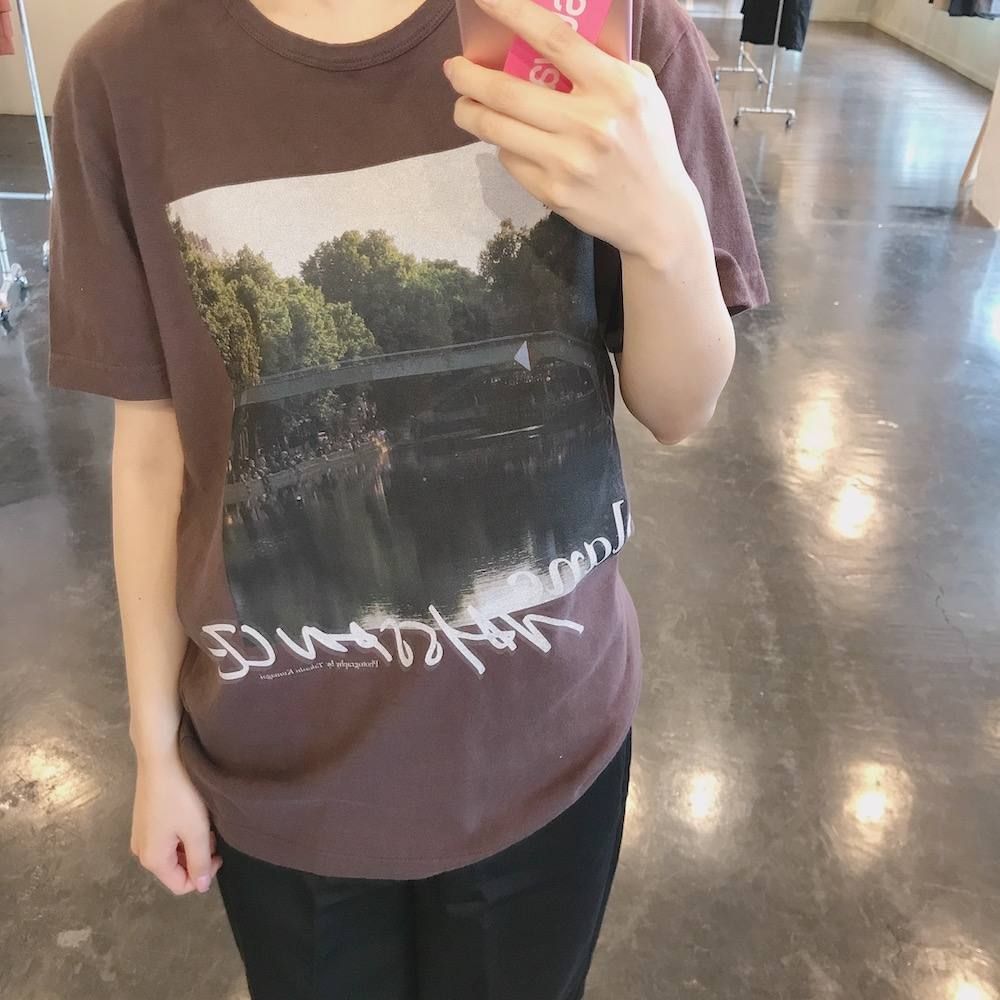 NAISSANCE 2020ss PHOTO TEE (FRONT)"BROWN"style.2020.3.29