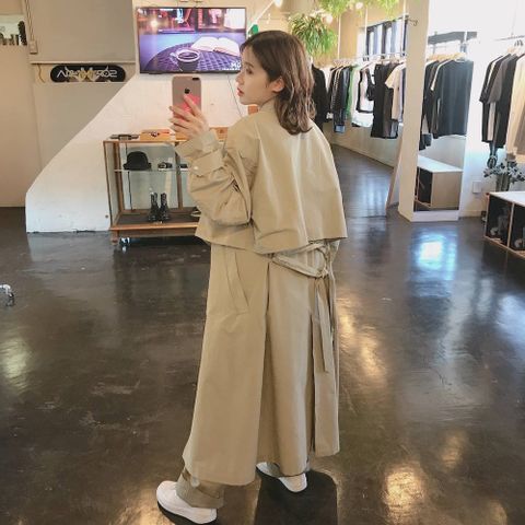 YOKE 2020ss 新作 1TUCK EASY TAPERED PANTS"KHAKI"style.2020.3.25