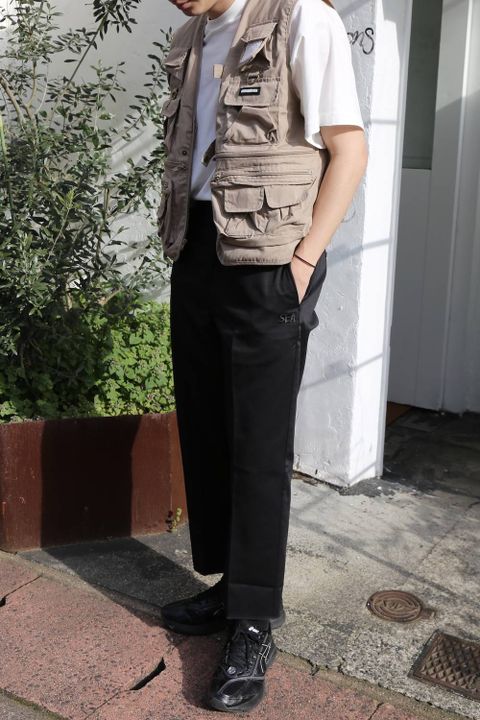 WIND AND SEA WDS x DICKIES WORK TROUSERS"BLACK" style.2020.3.13.