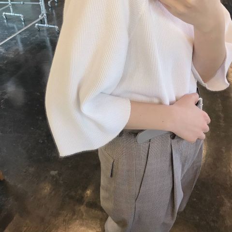 YOKE 2020SS 新作 1TUCK EASY TAPERED PANTS"GLEN CHECK"style.2020.3.25