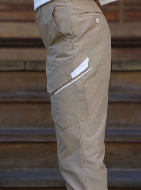 DIGAWEL SLIM CARGO PANTS "CAMEL"Style.2020.3.25.