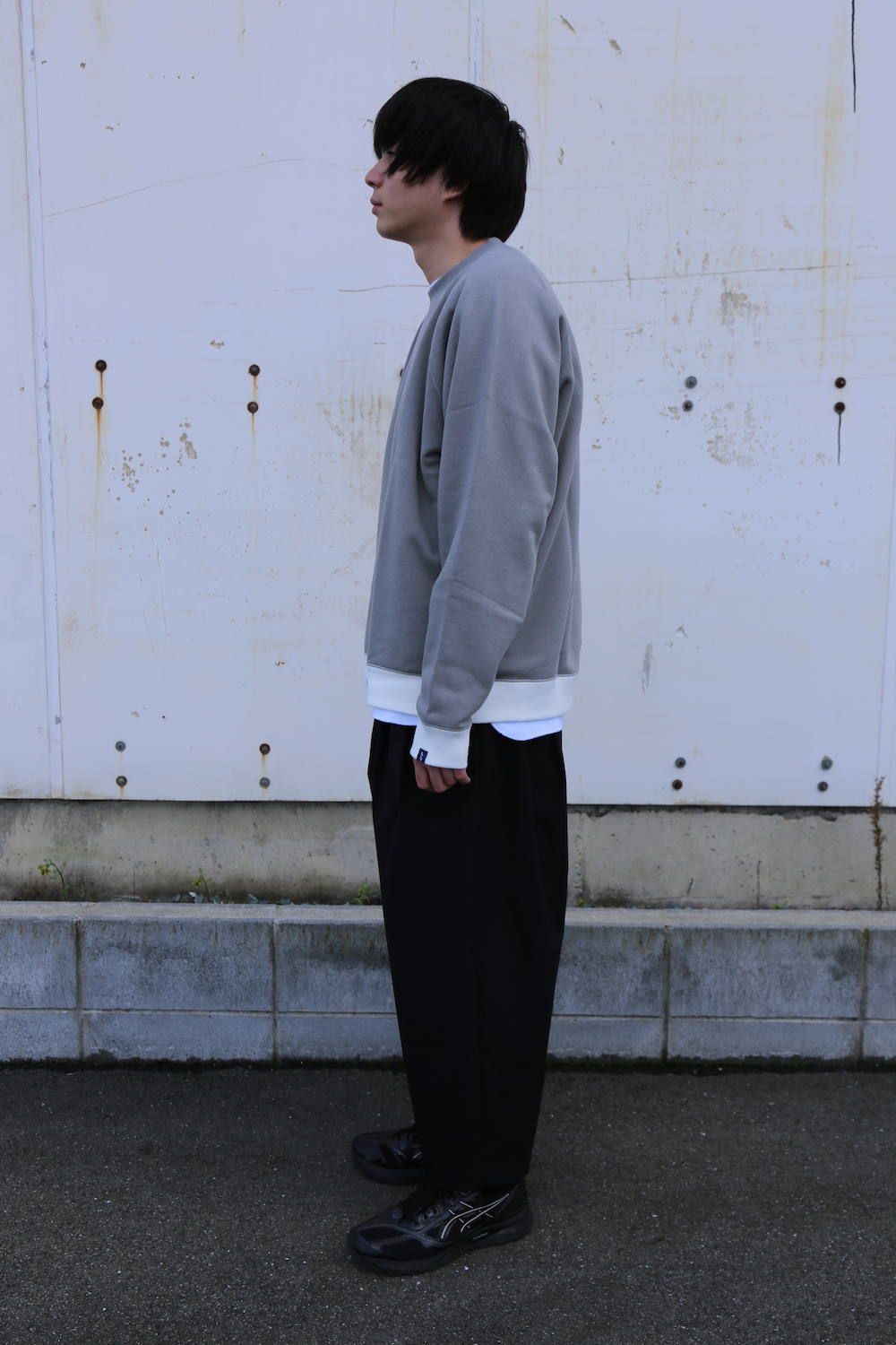 Graphpaper "LOOPWHEELER" for Graphpape Raglan Sweat (GU201-70170)Style.2020.3.14.