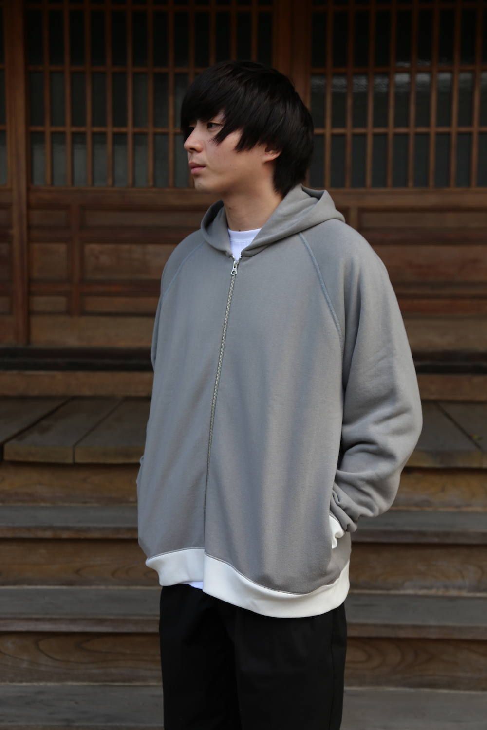 Graphpaper LOOPWHEELER for Zip Parka - パーカー