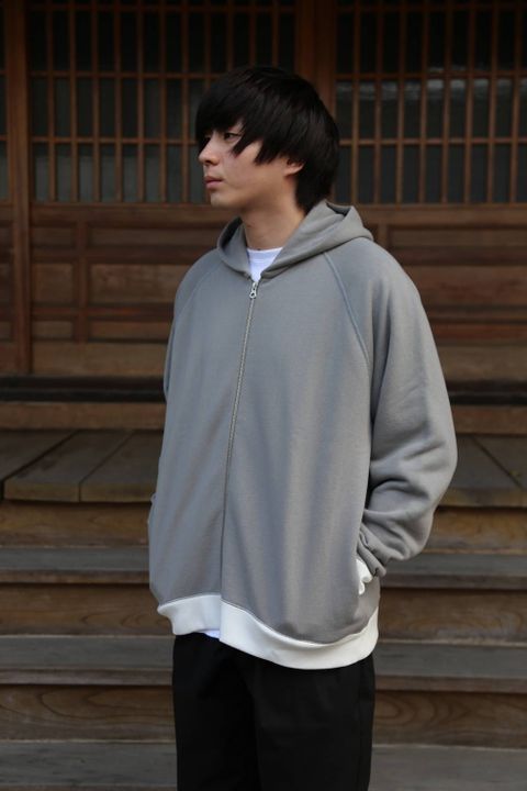 Graphpaper "LOOPWHEELER" for Graph paper Full-Zip Parka (GU201-70172)Style.2020.3.14.
