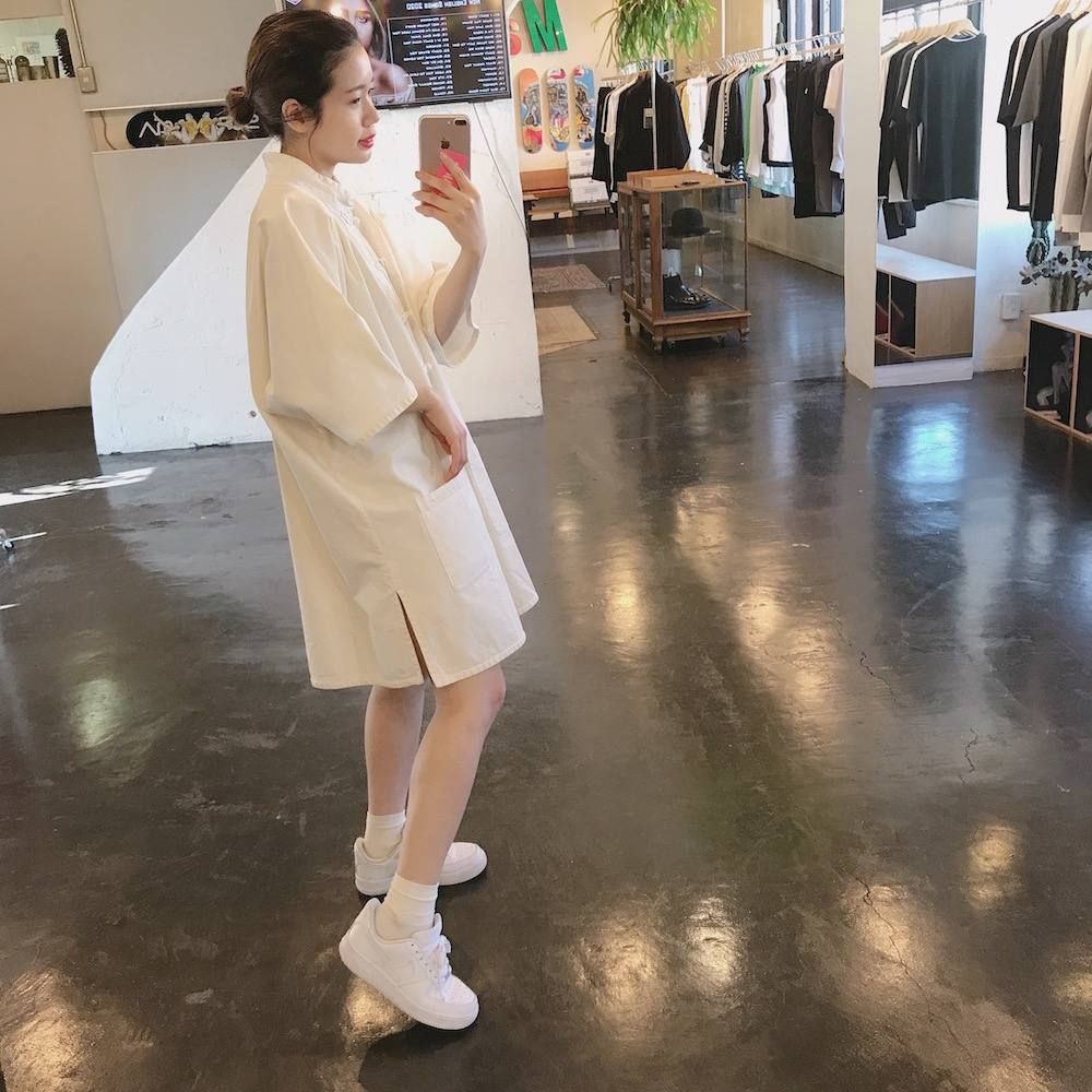 NAISSANCE 2020ss 新作CHINA SHIRT JACKET"WHITE"style.2020.3.29