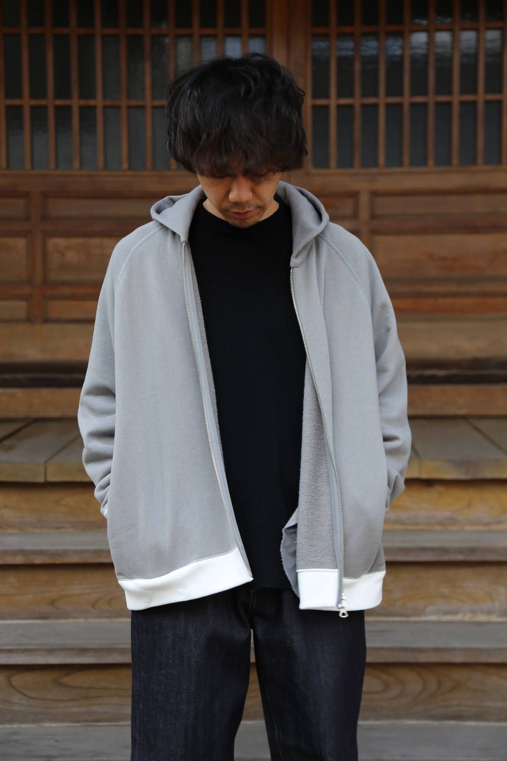 Graphpaper × LOOPWHEELER Full Zip Parka