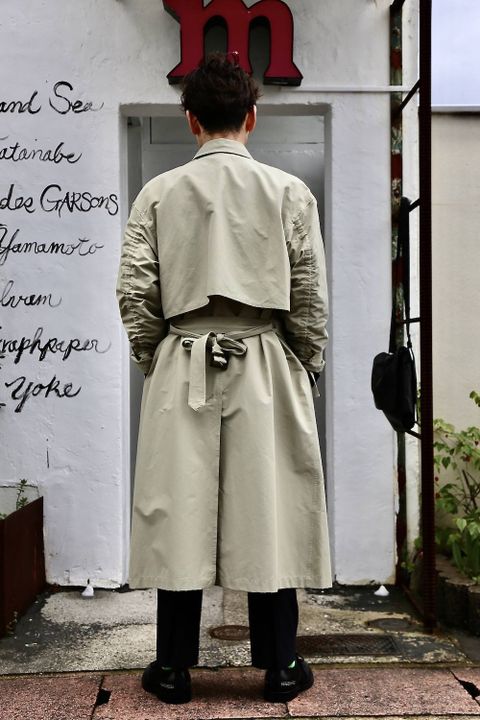 YOKE DETACHABLE DUSTER COAT MIX STYLE.2020.3.8.
