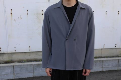 YOKE SHIRTS CARDIGAN"BLUE GRAY"Style.2020.3.13.