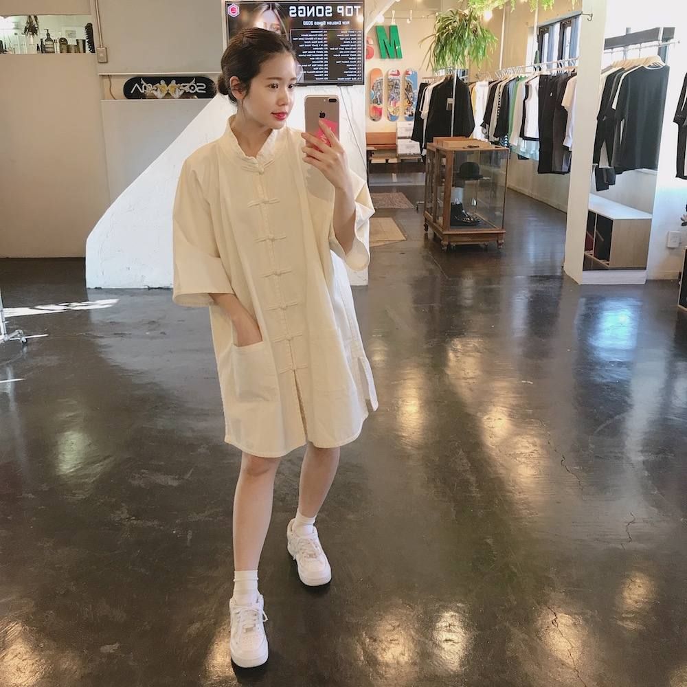 NAISSANCE 2020ss 新作CHINA SHIRT JACKET"WHITE"style.2020.3.29