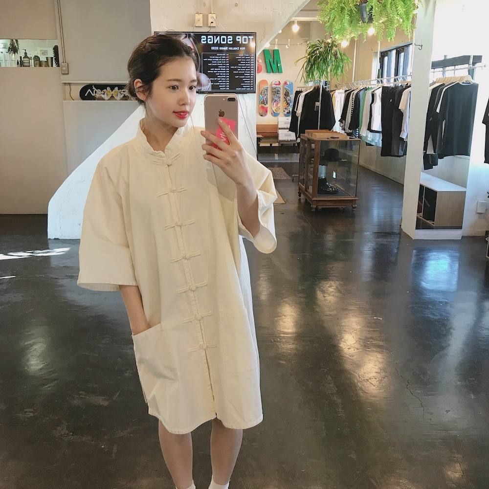 NAISSANCE 2020ss 新作CHINA SHIRT JACKET"WHITE"style.2020.3.29