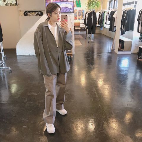 YOKE 2020SS 新作 1TUCK EASY TAPERED PANTS"GLEN CHECK"style.2020.3.25