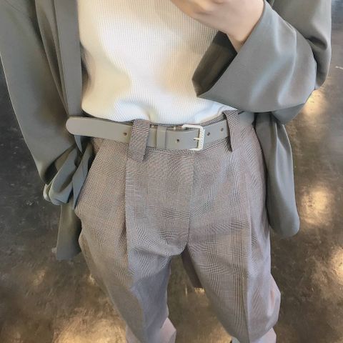 YOKE 2020SS 新作 1TUCK EASY TAPERED PANTS"GLEN CHECK"style.2020.3.25
