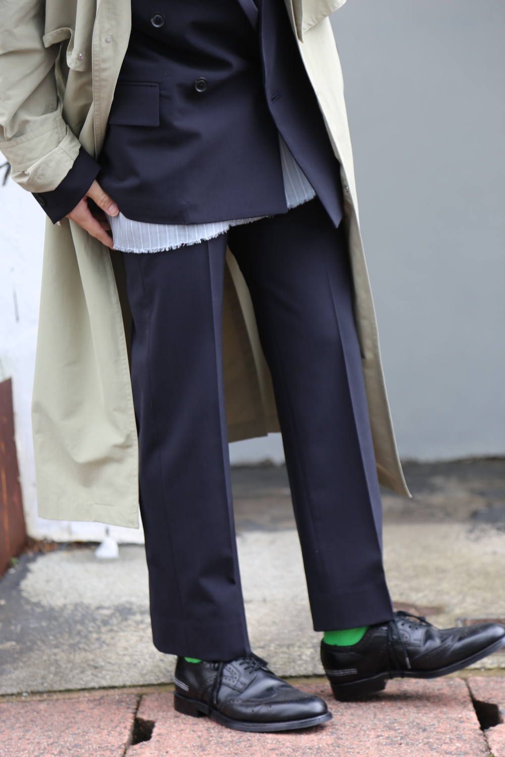 YOKE DETACHABLE DUSTER COAT MIX STYLE.2020.3.8.