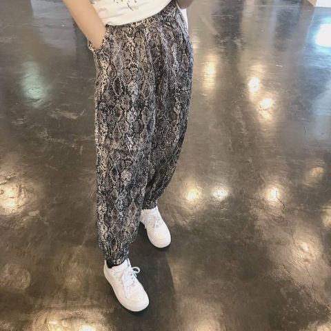 NAISSANCE 2020ss 新作PYTHON PATTERN PANTS"BLACK"style.2020.3.29